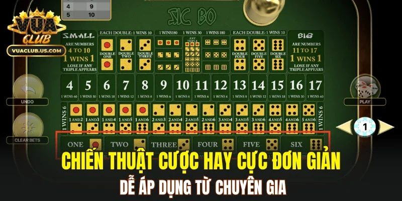 Chiến thuật cược hay cực đơn giản dễ áp dụng từ chuyên gia