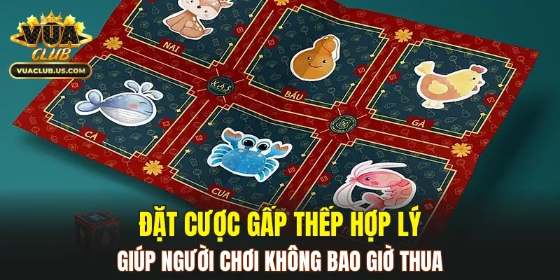 Đặt cược gấp thếp hợp lý giúp người chơi không bao giờ thua