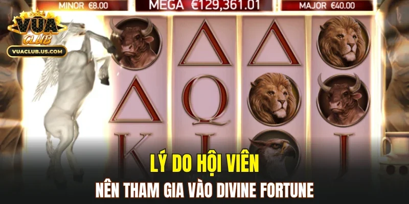 Lý do hội viên nên tham gia vào Divine Fortune