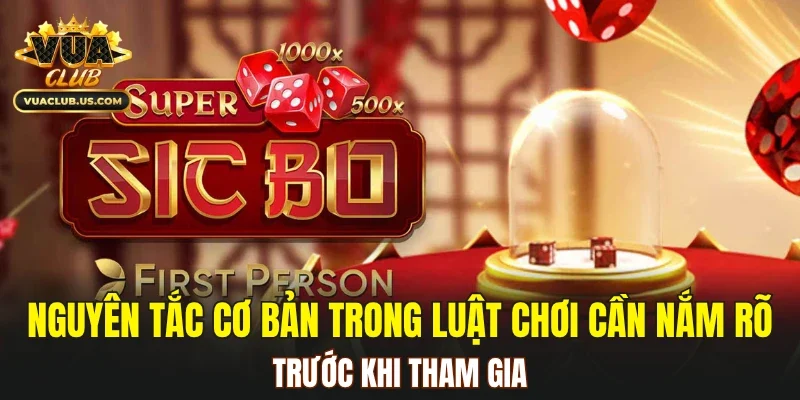 Nguyên tắc cơ bản trong luật chơi cần nắm rõ trước khi tham gia